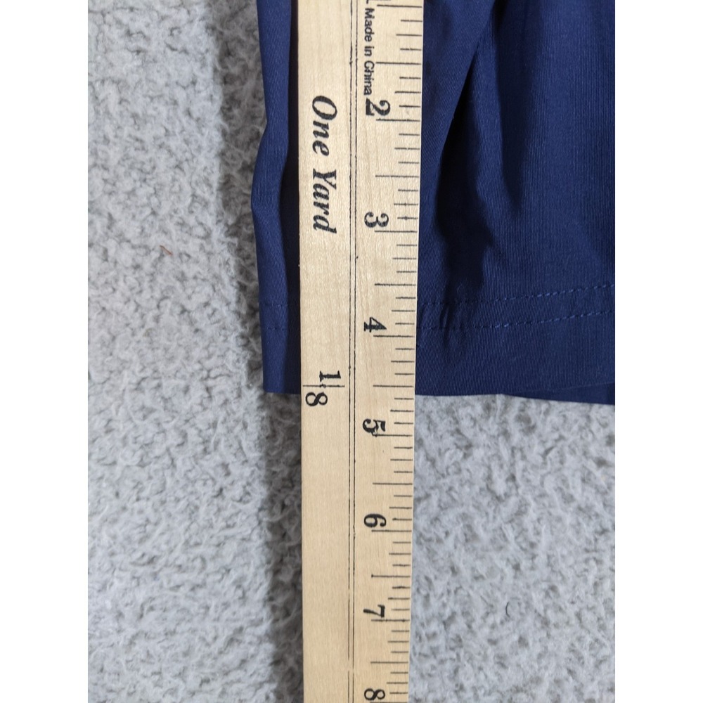Eddie Bauer Nylon Cargo Shorts Women 14 Navy Blue Utility Hiking Travel Outdoor - Picture 5 of 10